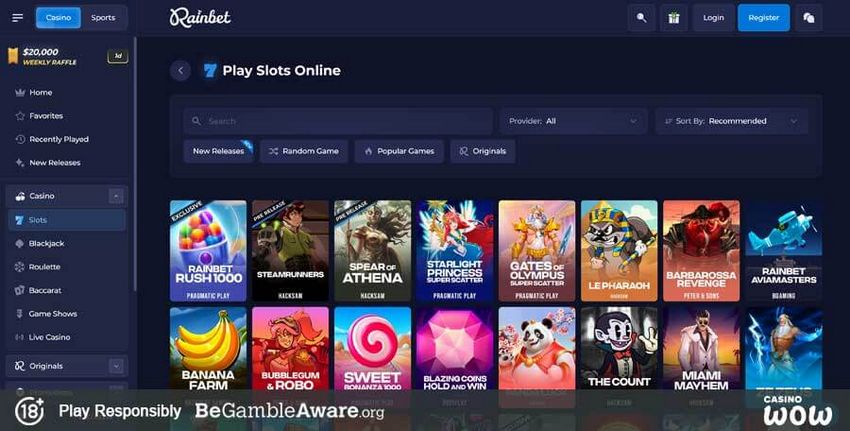 Ιστότοπος Καζίνο RainBet - Μαρτυρίες Ιστότοπος Καζίνο RainBet - Μαρτυρίες